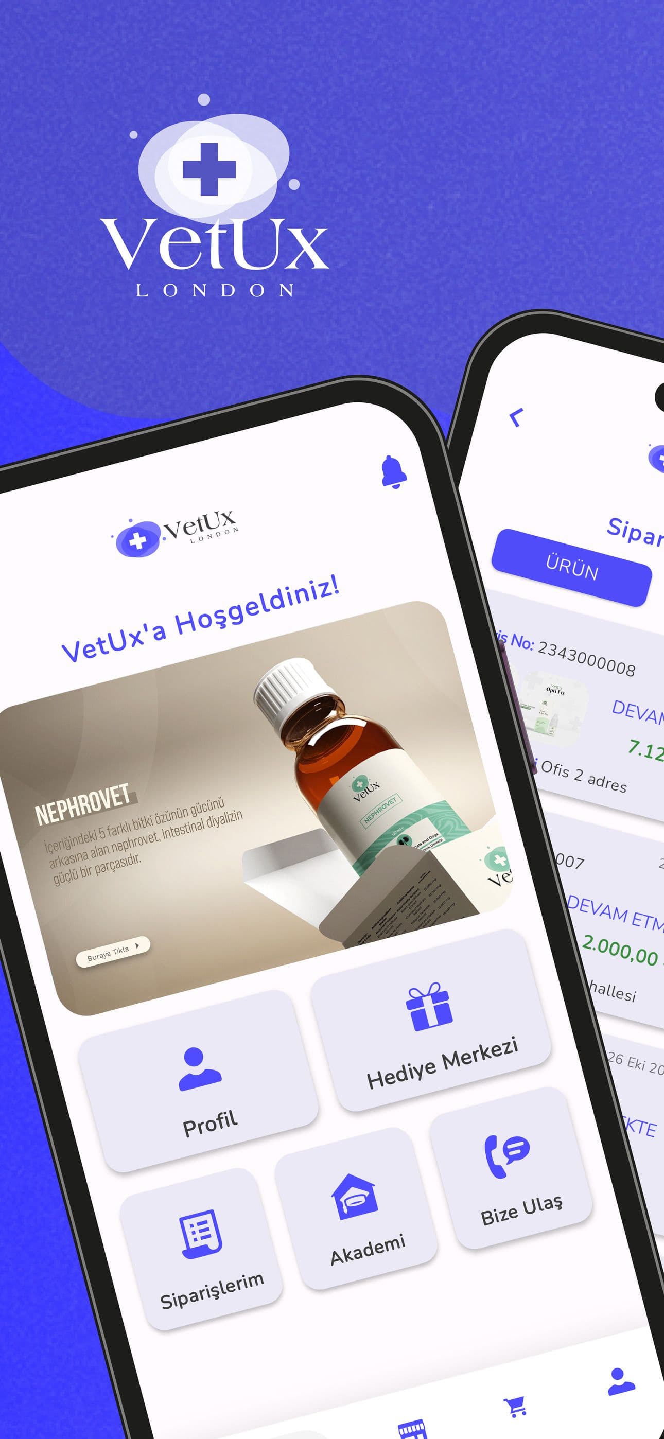Vet-Ux E-Commerce Mobile Application