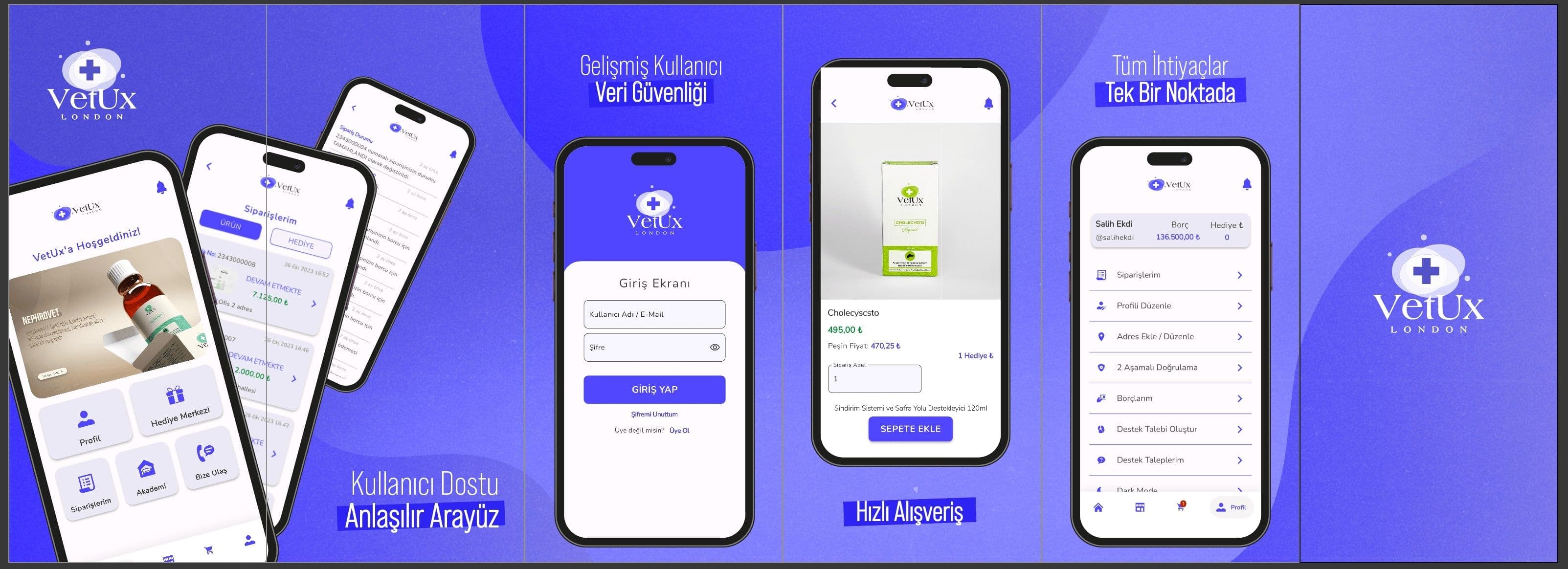 Vet-Ux E-Commerce Mobile Application