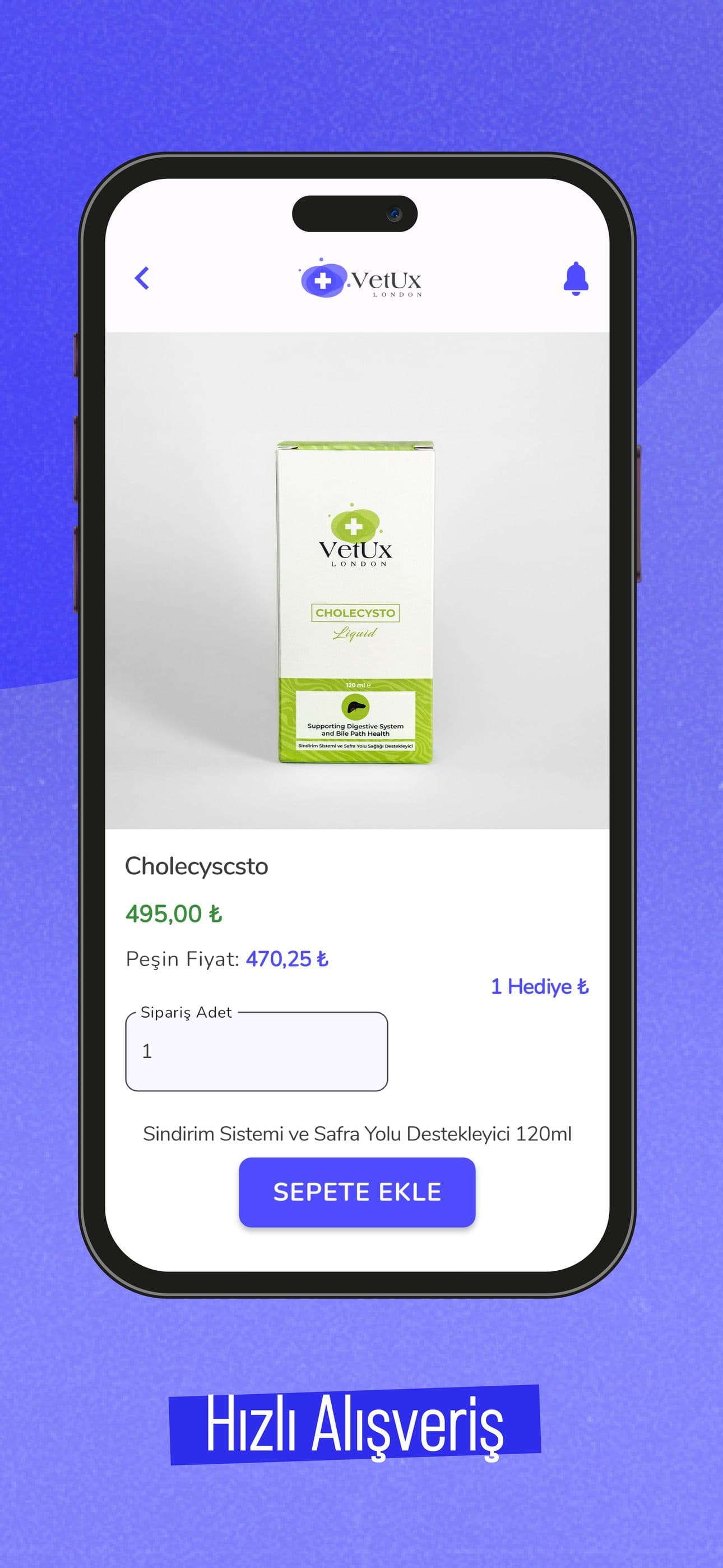 Vet-Ux E-Commerce Mobile Application