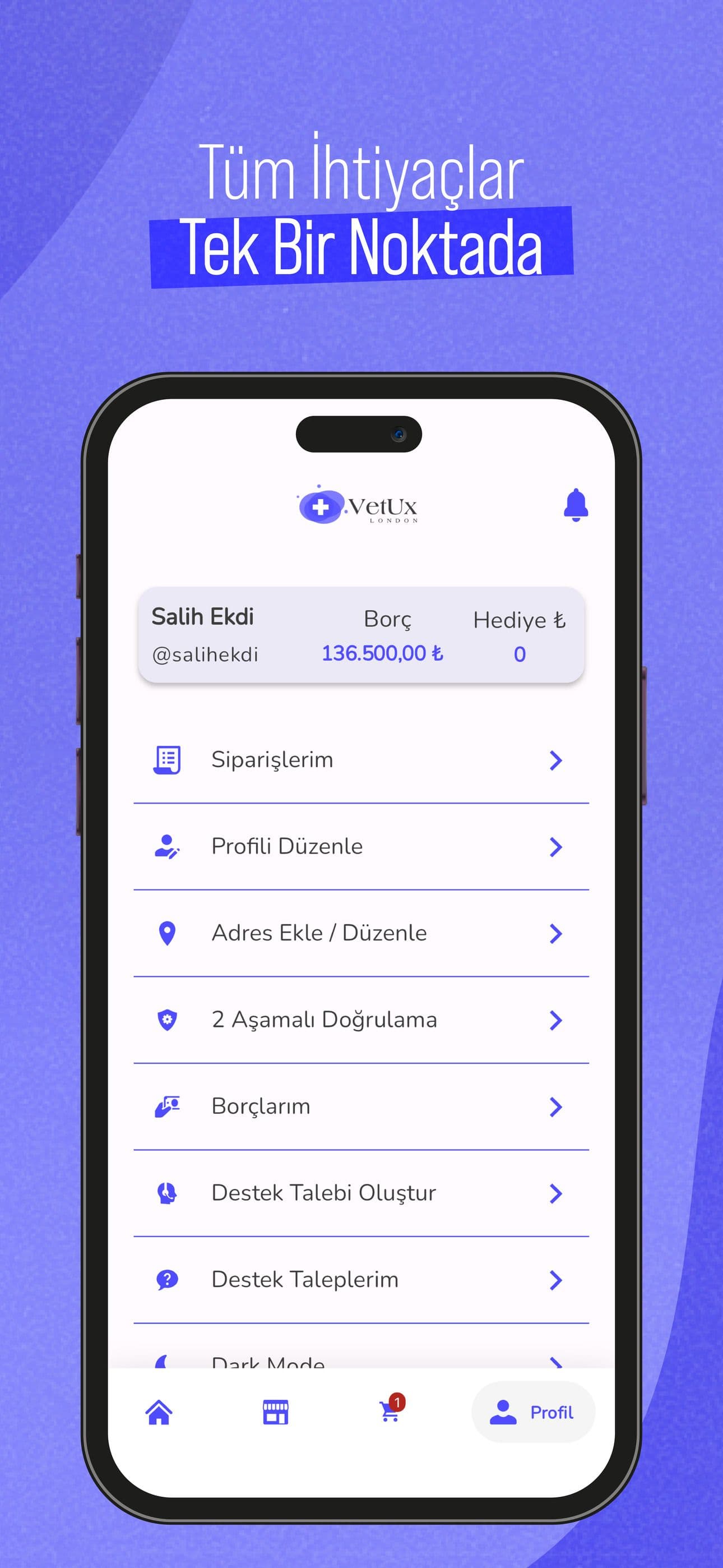 Vet-Ux E-Commerce Mobile Application