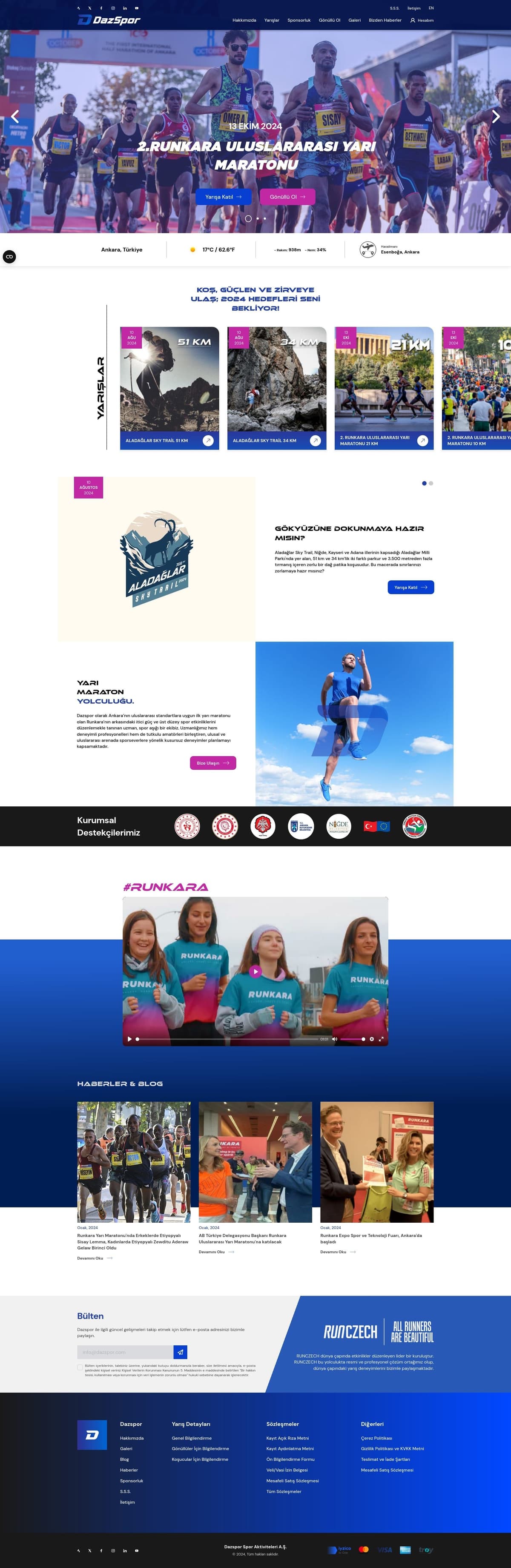 Dazspor Etkinlik Yönetim Sistemi